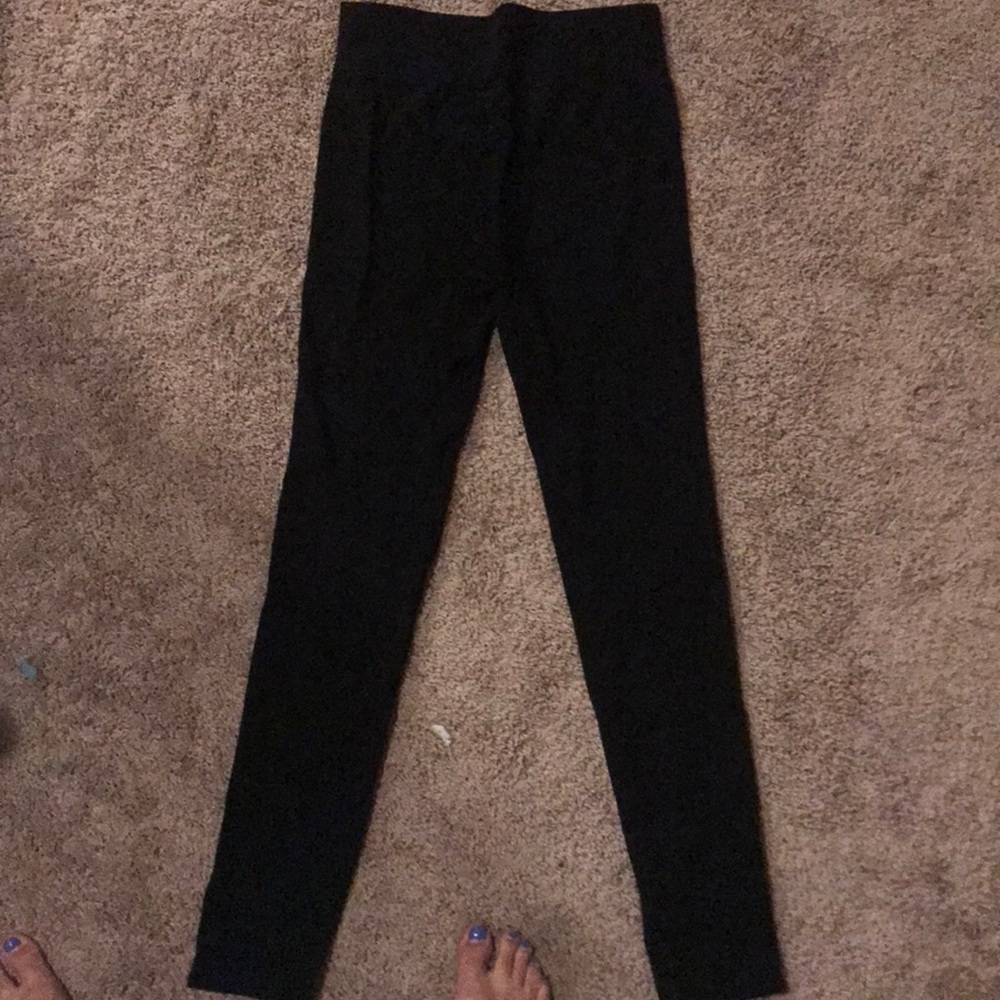 Thicker black leggings!